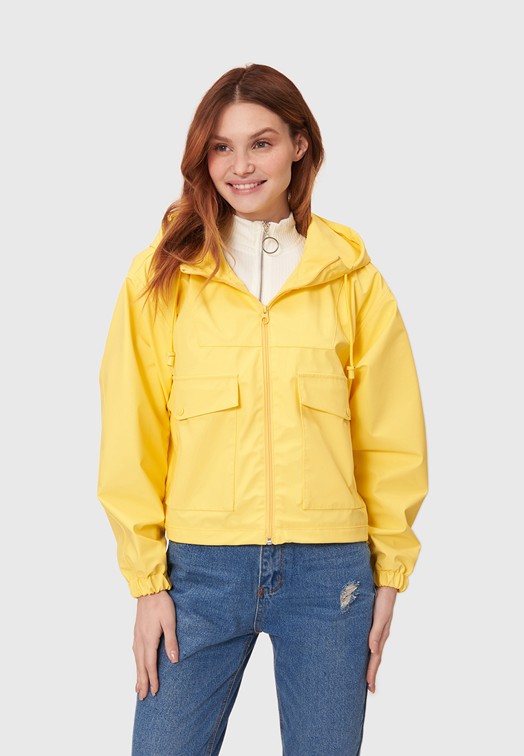 

Ветровка женская Modis M211W00423 желтая 44, M211W00423