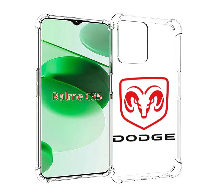 

Чехол MyPads dodge-2 мужской для Realme C35 / Narzo 50A Prime, Прозрачный, Tocco