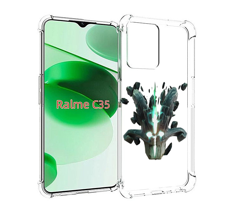 

Чехол MyPads dota 2 juggernaut для Realme C35 / Narzo 50A Prime, Прозрачный, Tocco