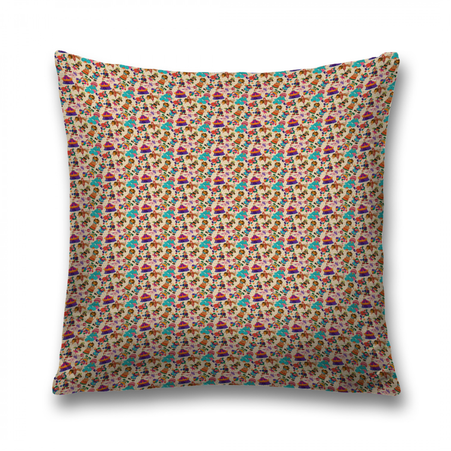 

Наволочка декоративная JoyArty "Цирковое торжество" на молнии, 45x45 см, Цирковое торжество