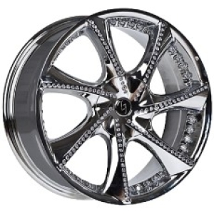 Диск колесный Mi-tech MK-ZF-09 8x185x1143 D73 ET38 Chrome Swarovski 28825₽