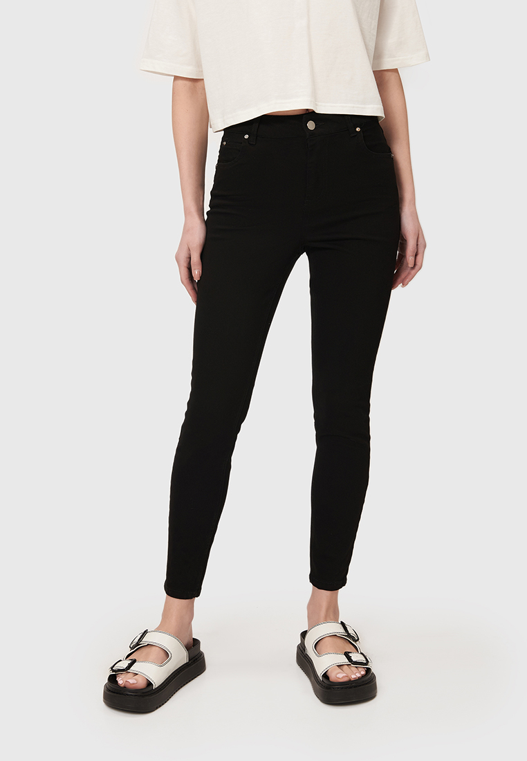 

Брюки женские Modis M211W00527S642 черные 44, M211W00527