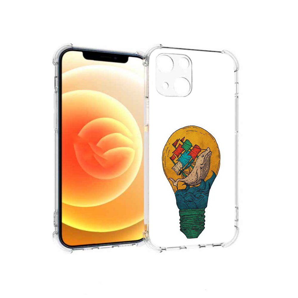 Чехол MyPads Tocco для Apple iPhone 13 кит в лампочке с парусами (PT163239.611.387)