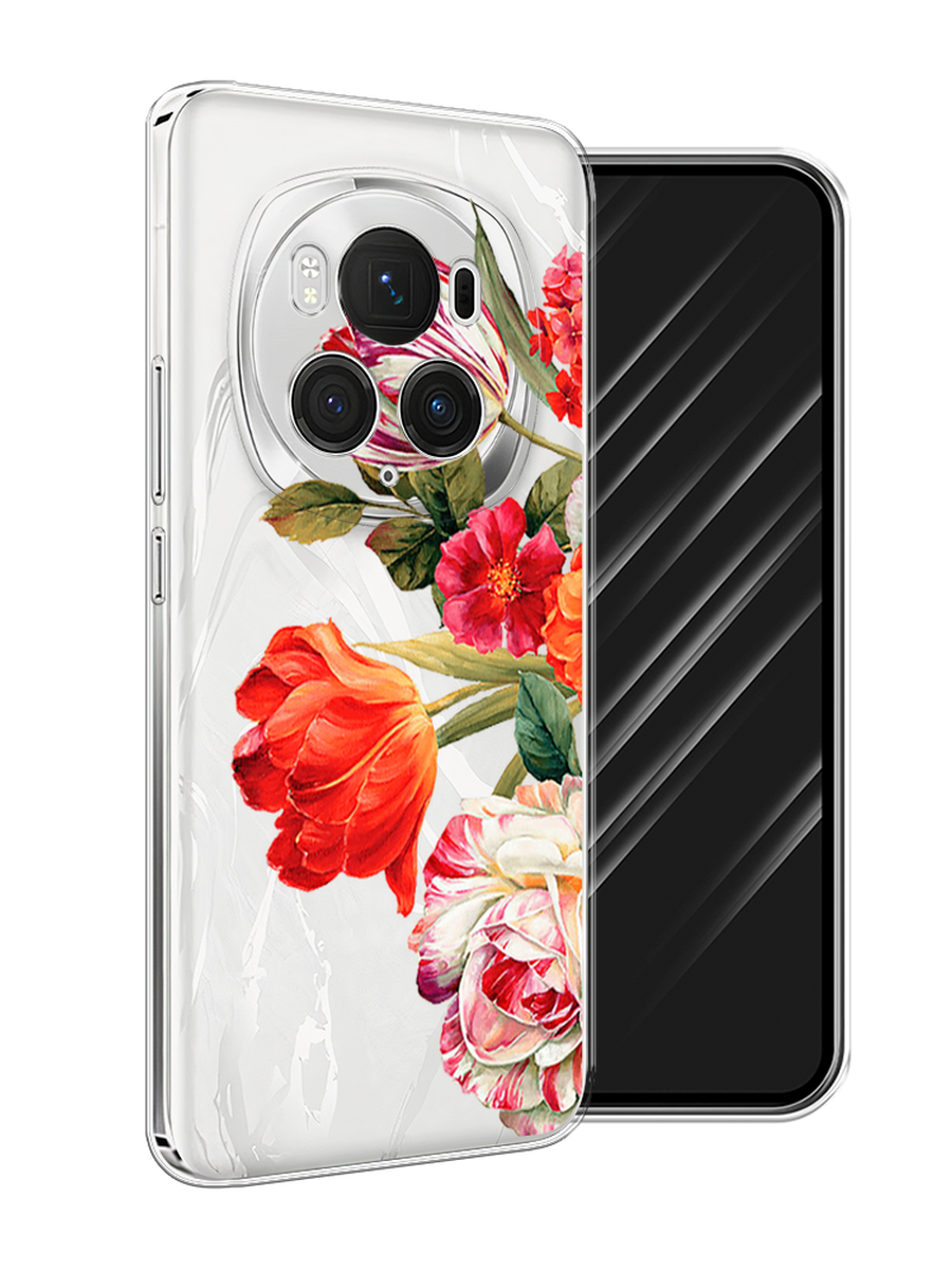 

Чехол Awog на Honor Magic 6 Pro "Весенний букет", Красный;розовый;зеленый, 6123750-1