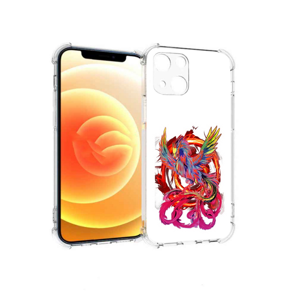 Чехол MyPads Tocco для Apple iPhone 13 красочный феникс (PT163239.611.414)