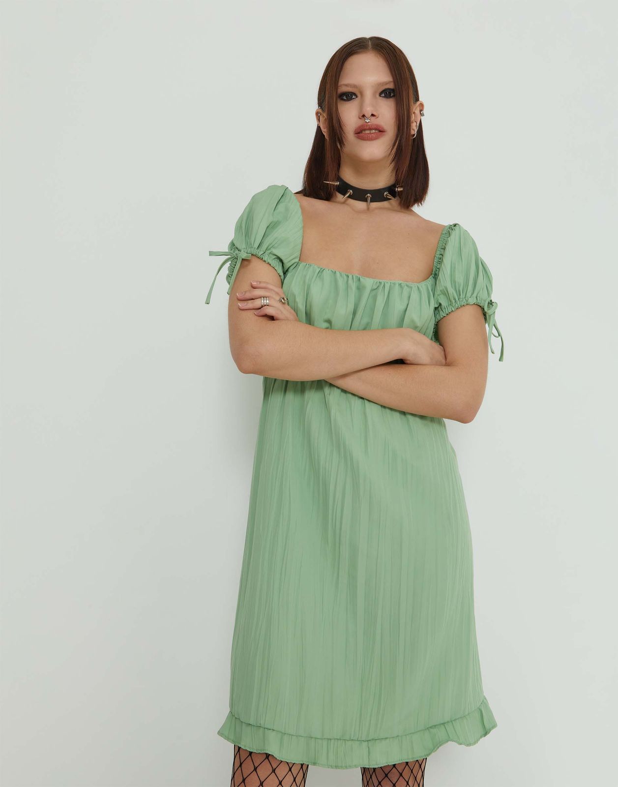 Платье для девочки Gloria Jeans GDR029044 зеленый 18+/170