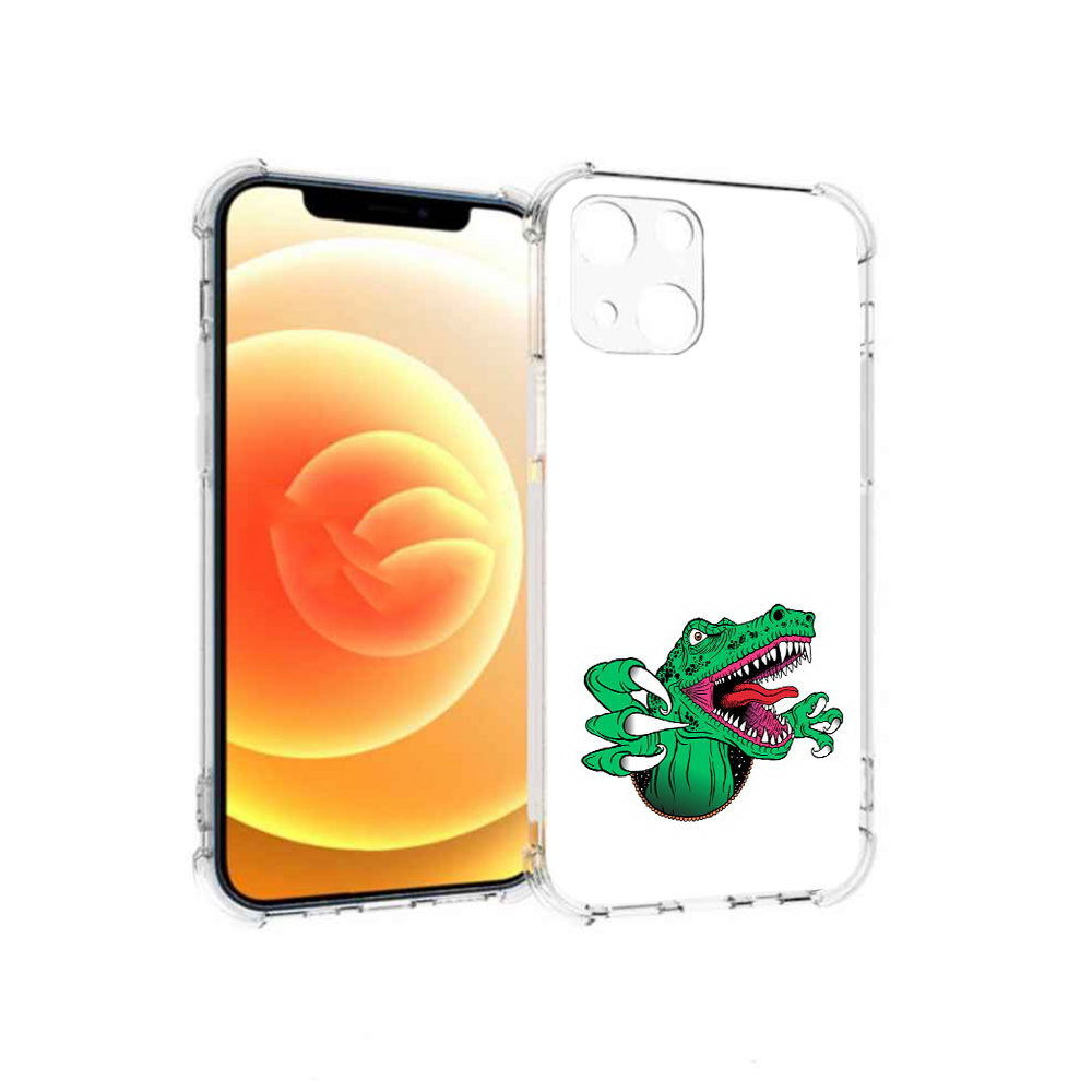 

Чехол MyPads Tocco для Apple iPhone 13 крокодил (PT163239.611.417), Прозрачный, Tocco