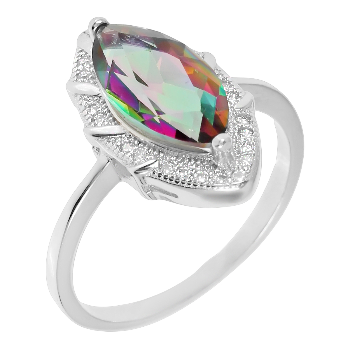 

Кольцо из серебра р.  Balex Jewellery 1405937228, кварц\фианит, 1405937228