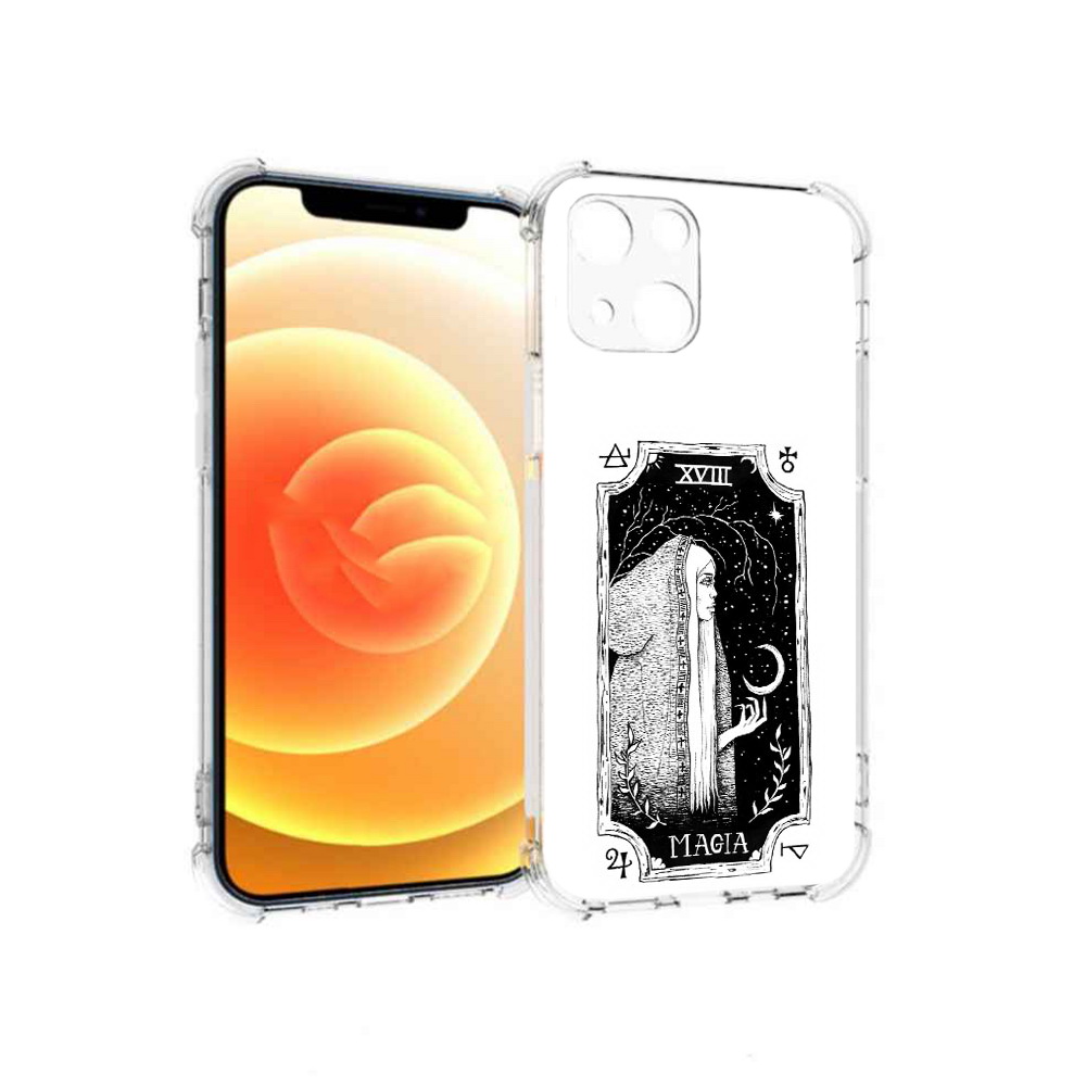 

Чехол MyPads Tocco для Apple iPhone 13 лунная магия (PT163239.611.447), Прозрачный, Tocco