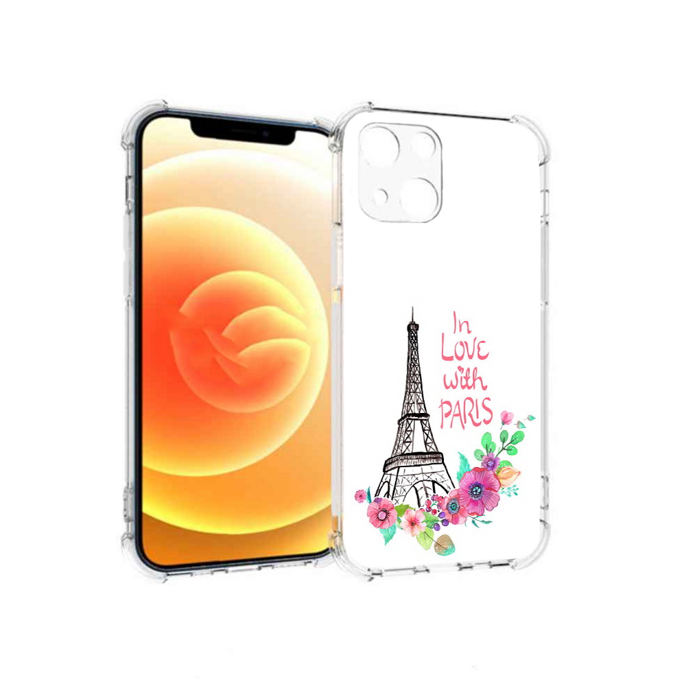 

Чехол MyPads Tocco для Apple iPhone 13 любимый париж (PT163239.611.452), Прозрачный, Tocco