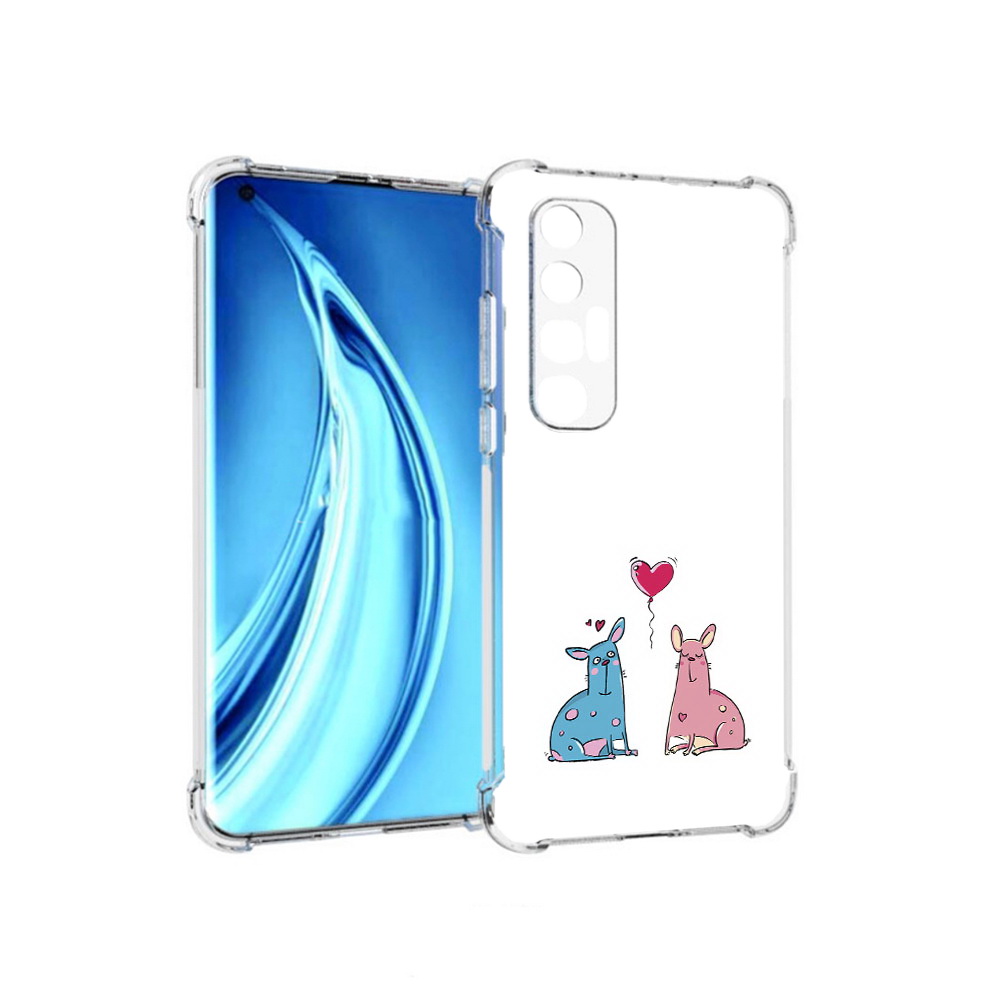 

Чехол MyPads Tocco для Xiaomi Mi 10S Лама любовь (PT226949.296.102), Прозрачный, Tocco