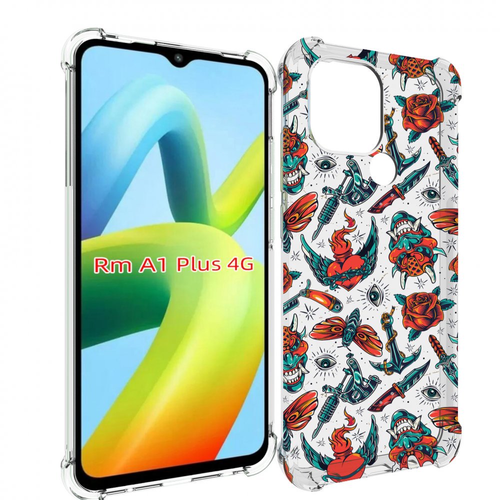 

Чехол MyPads олд-скул-пак для Xiaomi Redmi A1 Plus +, Прозрачный, Tocco
