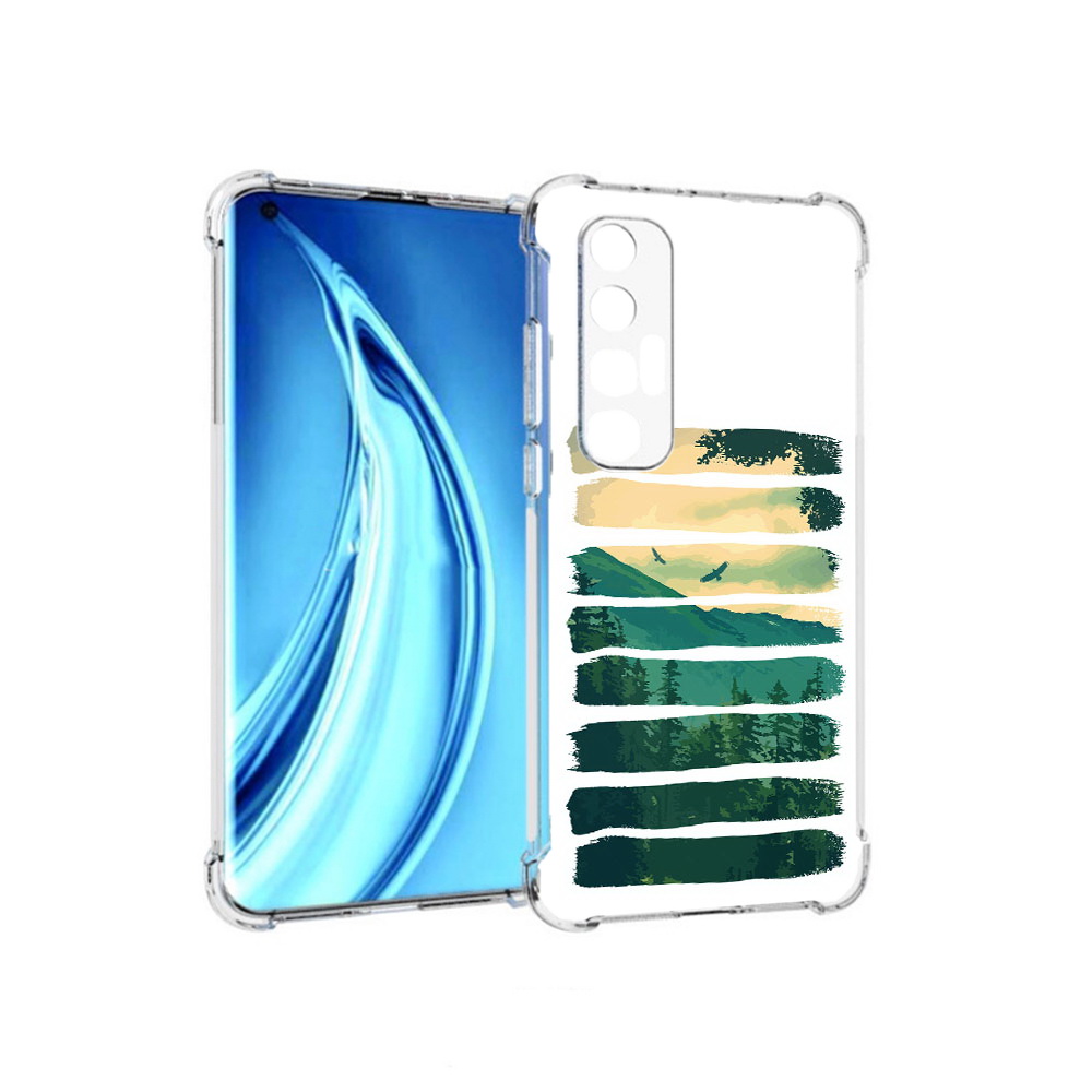 

Чехол MyPads Tocco для Xiaomi Mi 10S Лесная чаща (PT226949.296.107), Прозрачный, Tocco