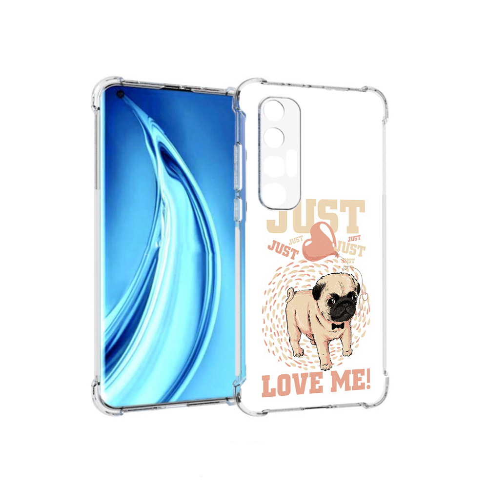 

Чехол MyPads Tocco для Xiaomi Mi 10S Люби меня (PT226949.296.109), Прозрачный, Tocco