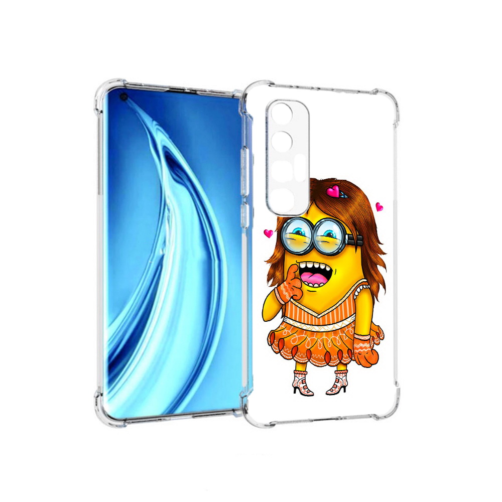 

Чехол MyPads Tocco для Xiaomi Mi 10S Миньон девочка (PT226949.296.116), Прозрачный, Tocco