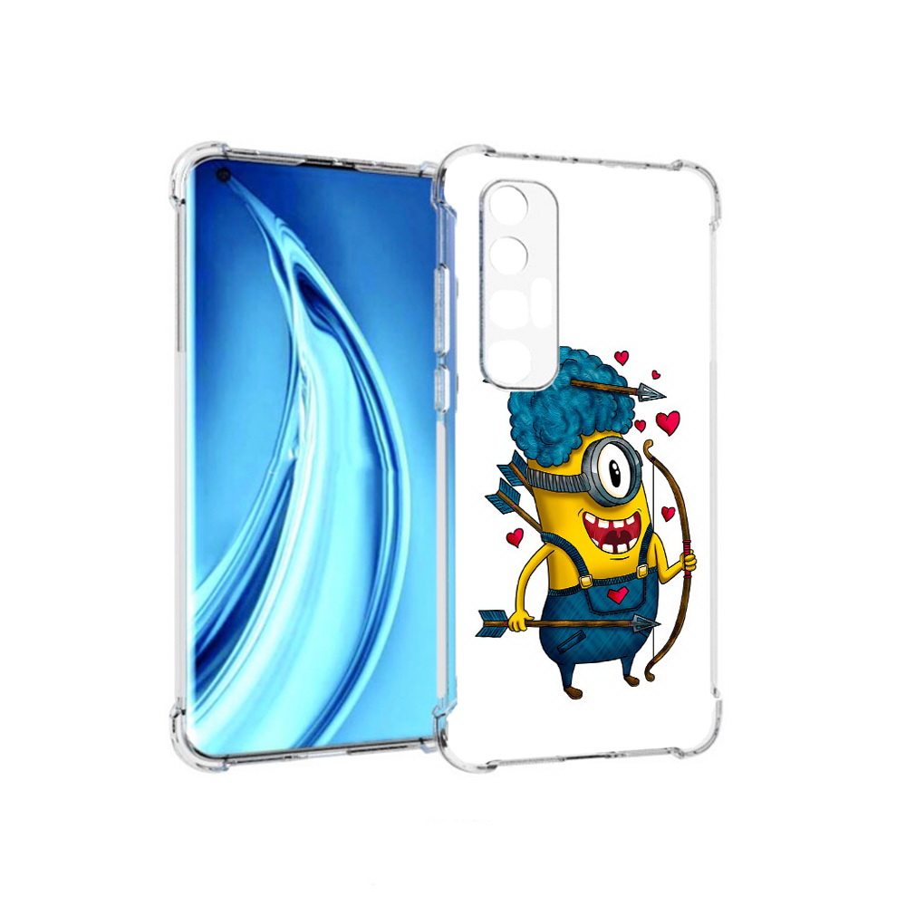 

Чехол MyPads Tocco для Xiaomi Mi 10S Миньон купидон (PT226949.296.117), Прозрачный, Tocco