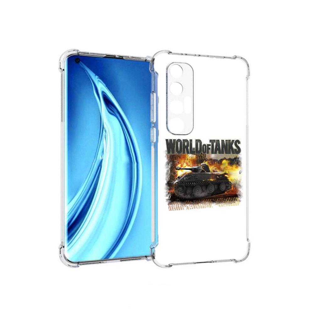 

Чехол MyPads Tocco для Xiaomi Mi 10S Мир танков-2 (PT226949.296.118), Прозрачный, Tocco