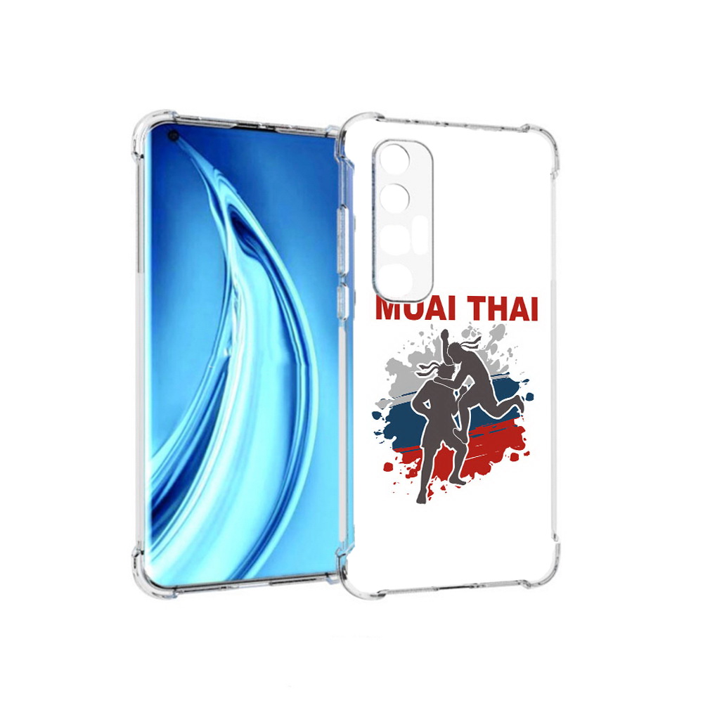 

Чехол MyPads Tocco для Xiaomi Mi 10S Муайтай (PT226949.296.123), Прозрачный, Tocco