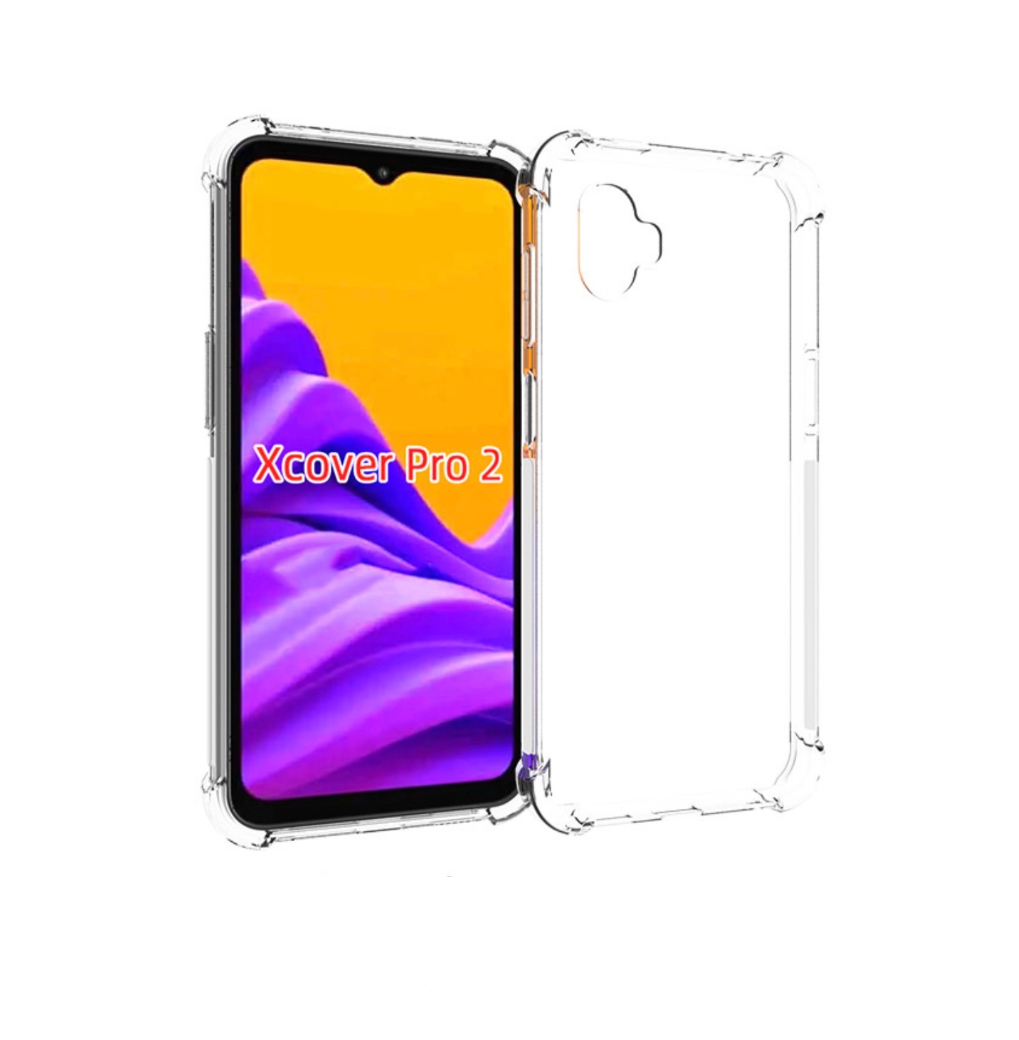 

Чехол задняя-панель-накладка-бампер MyPads Tocco для Samsung Galaxy Xcover Pro 2, Прозрачный