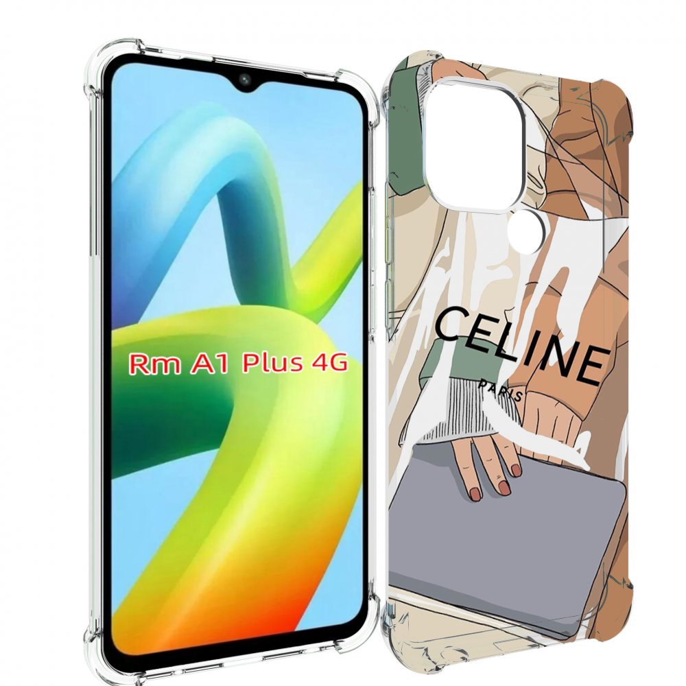 

Чехол MyPads пакет-келин-париж женский для Xiaomi Redmi A1 Plus +, Прозрачный, Tocco