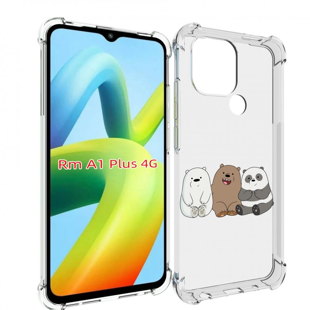 

Чехол MyPads панды детский для Xiaomi Redmi A1 Plus +, Прозрачный, Tocco