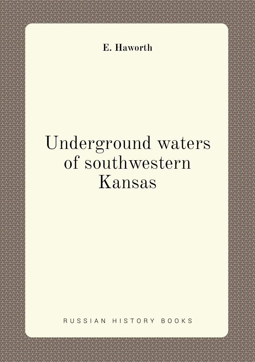 

Underground waters of southwestern Kansas