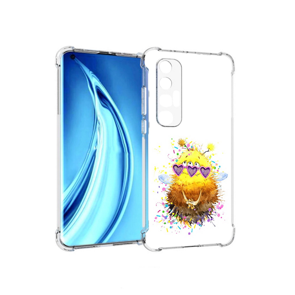 

Чехол MyPads Tocco для Xiaomi Mi 10S Пушитый шмель (PT226949.296.143), Прозрачный, Tocco