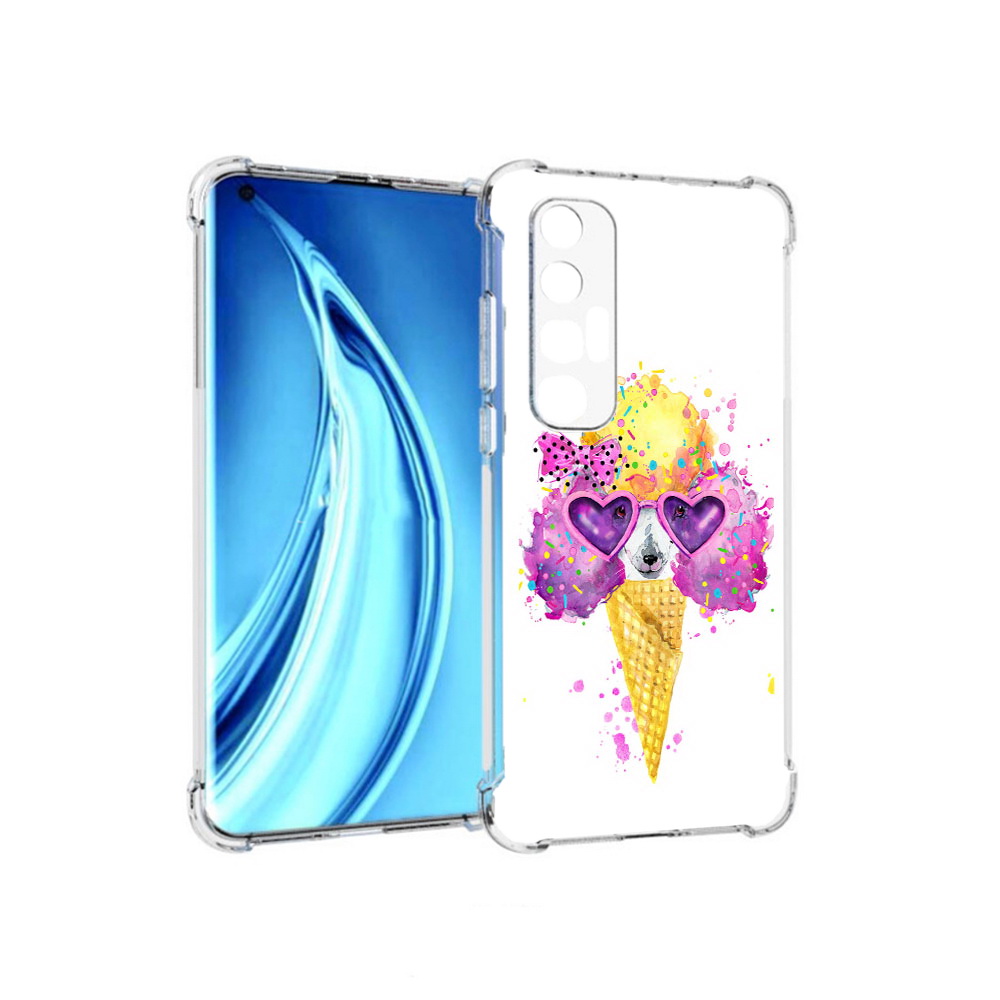 

Чехол MyPads Tocco для Xiaomi Mi 10S Рожок (PT226949.296.146), Прозрачный, Tocco