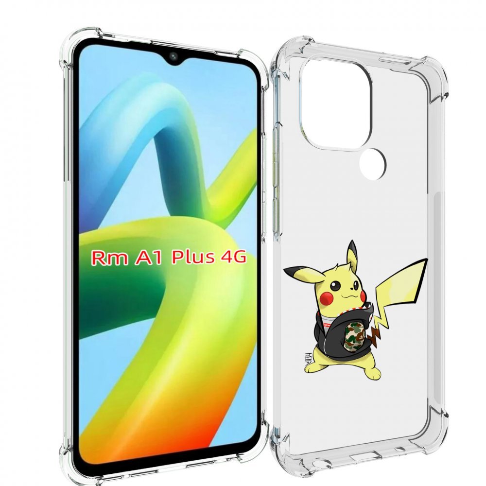 

Чехол MyPads пикачу для Xiaomi Redmi A1 Plus +, Прозрачный, Tocco