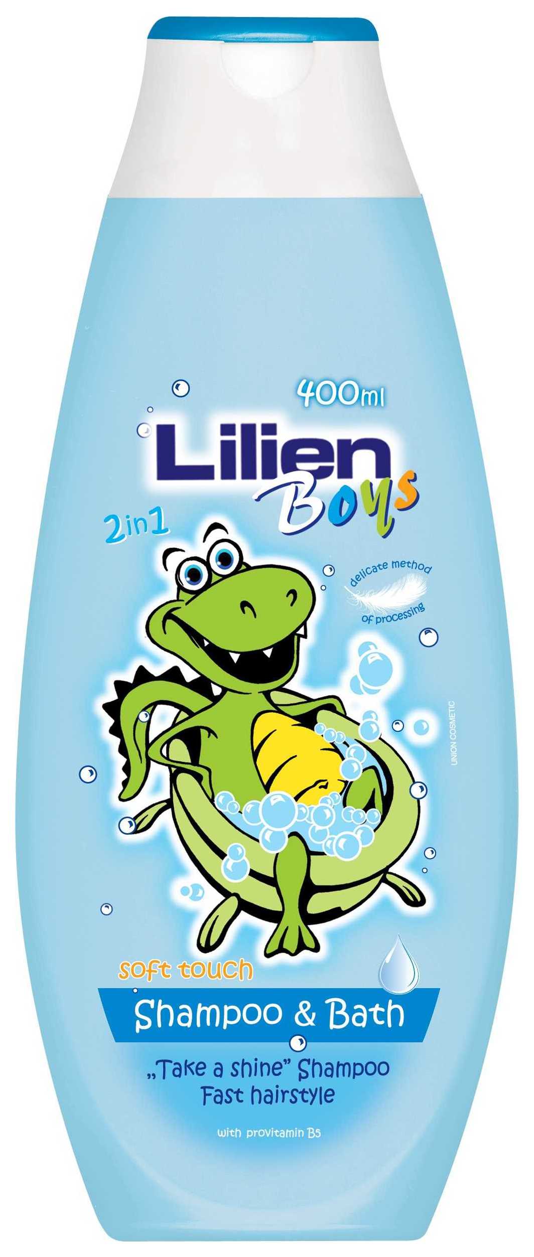 

Детский шампунь и пена 2 в 1 Lilien, для мальчиков, 400 мл