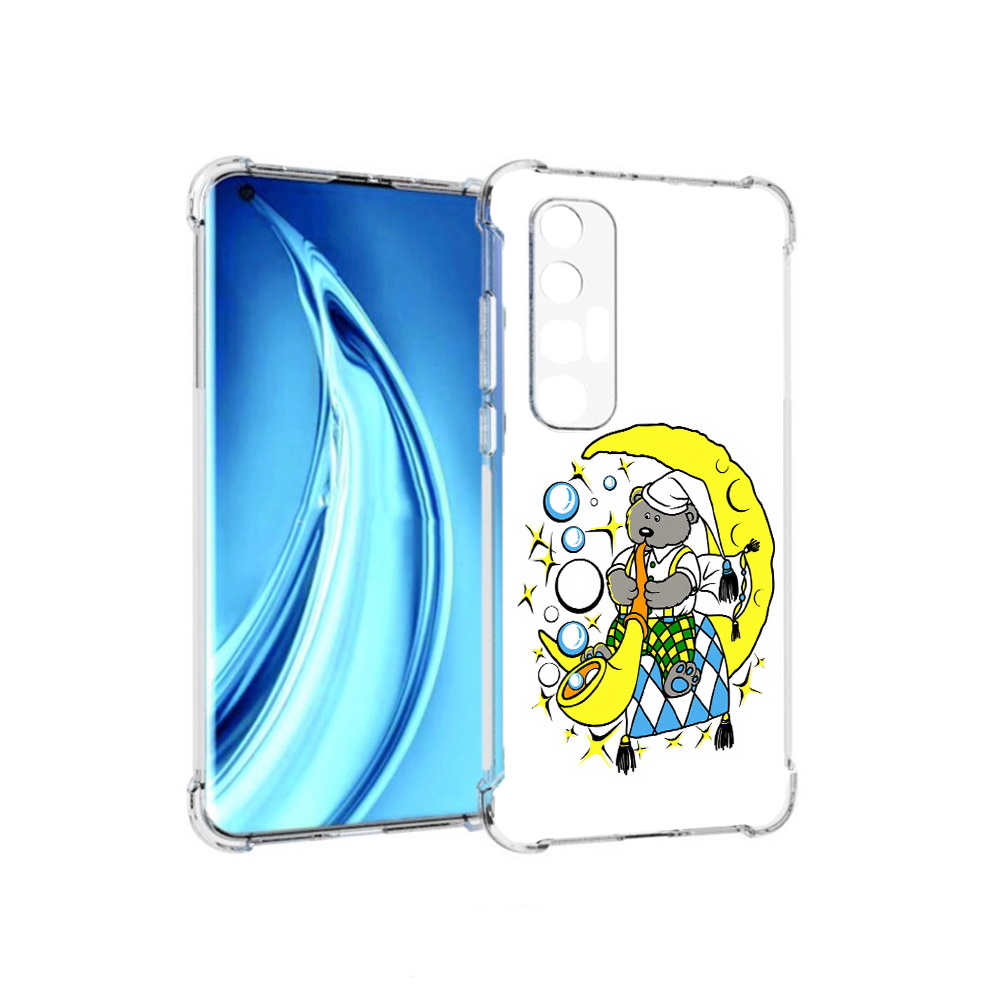 

Чехол MyPads Tocco для Xiaomi Mi 10S Сырная луна (PT226949.296.167), Прозрачный, Tocco