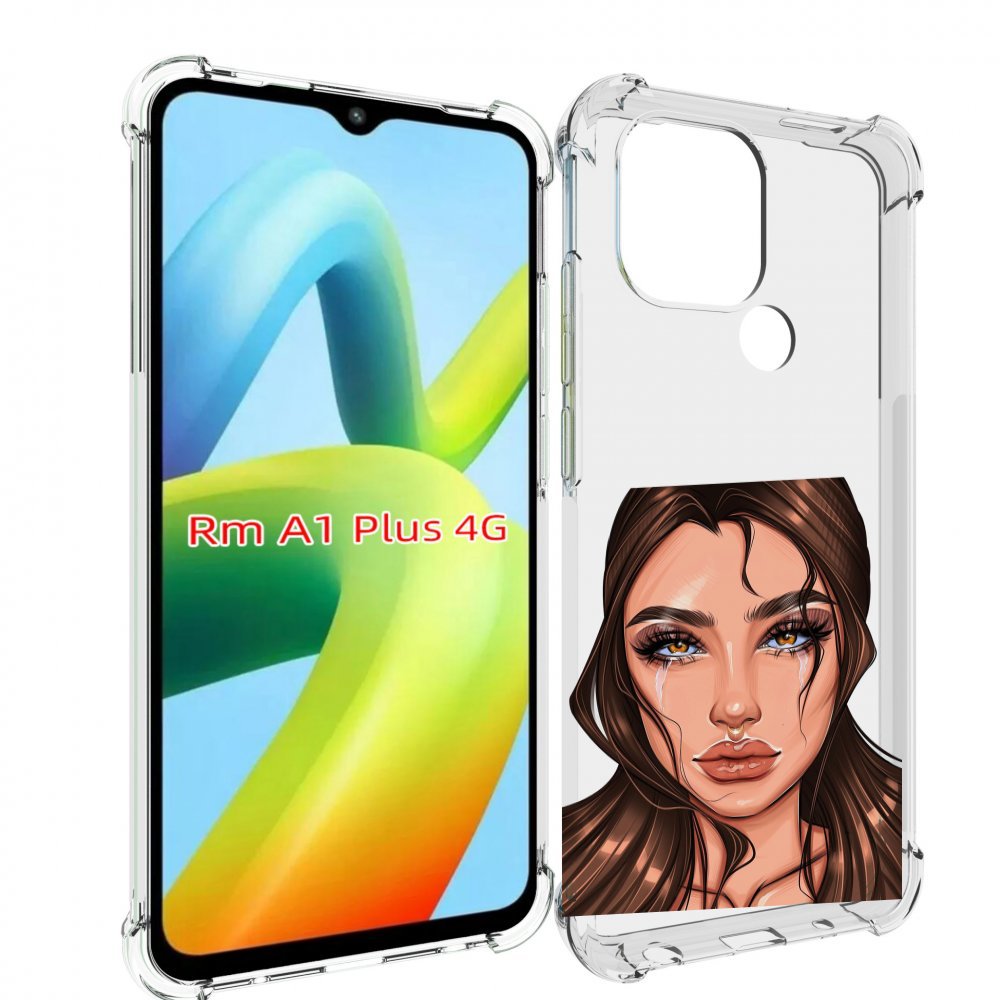 

Чехол MyPads плачущая-девушка женский для Xiaomi Redmi A1 Plus +, Прозрачный, Tocco