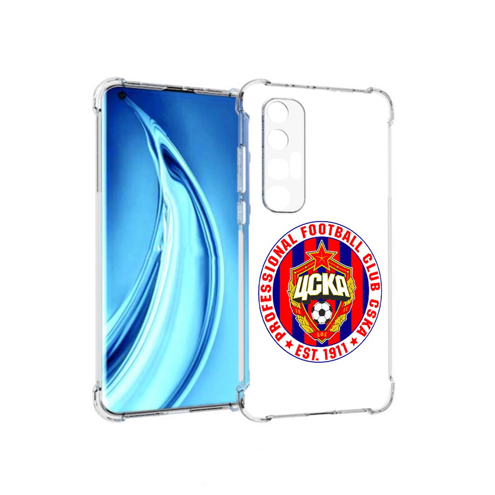 

Чехол MyPads Tocco для Xiaomi Mi 10S ФК ЦСК логотип (PT226949.296.178), Прозрачный, Tocco