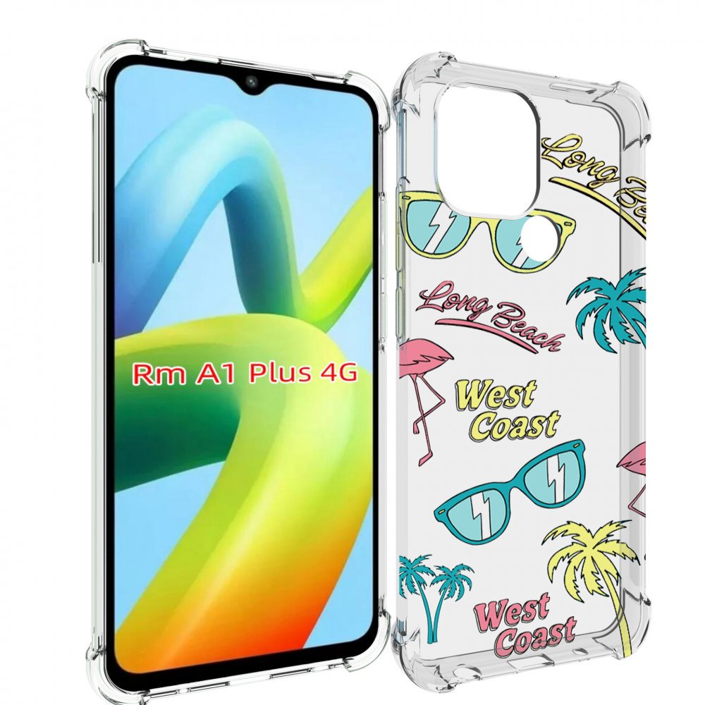 

Чехол MyPads пляжные-декорации для Xiaomi Redmi A1 Plus +, Прозрачный, Tocco