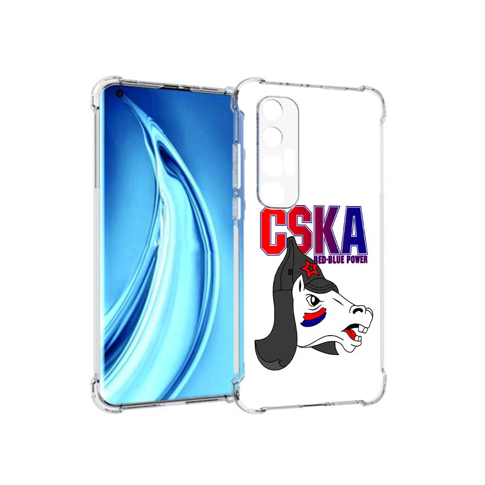 

Чехол MyPads Tocco для Xiaomi Mi 10S ФК ЦСК лошадка россия (PT226949.296.179), Прозрачный, Tocco