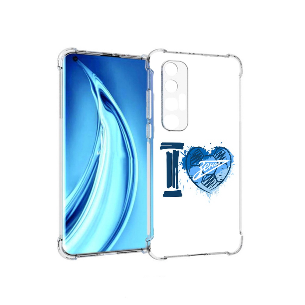 

Чехол MyPads Tocco для Xiaomi Mi 10S ФК я люблю зенит (PT226949.296.186), Прозрачный, Tocco