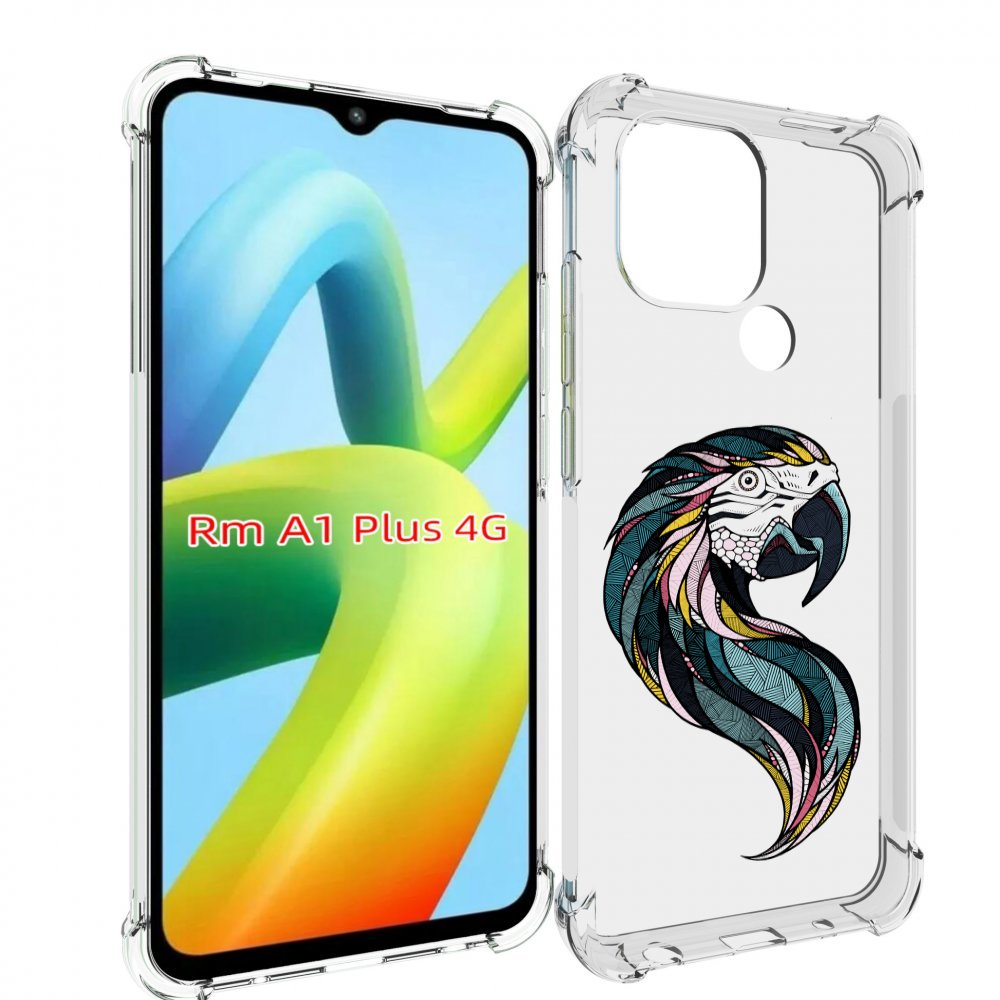 

Чехол MyPads полупопугай для Xiaomi Redmi A1 Plus +, Прозрачный, Tocco