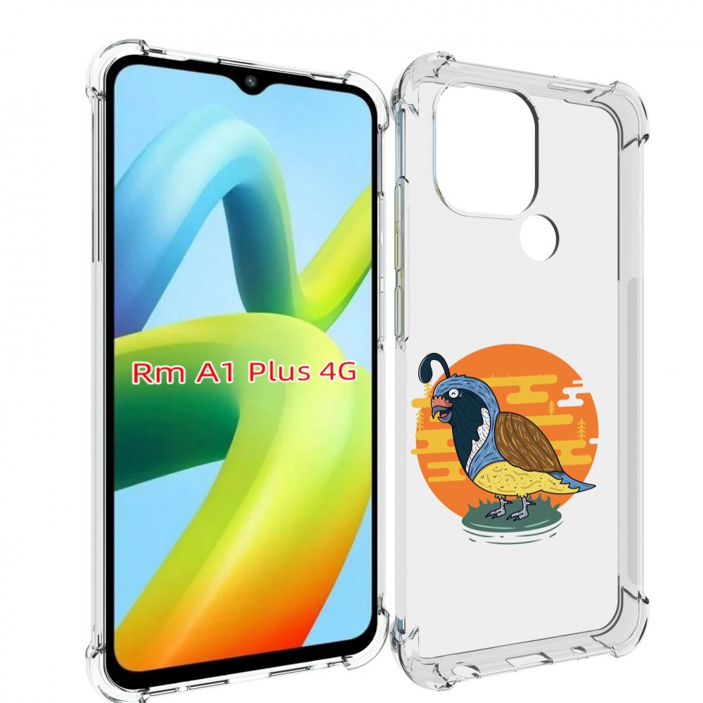 

Чехол MyPads попугай-на-острове для Xiaomi Redmi A1 Plus +, Прозрачный, Tocco
