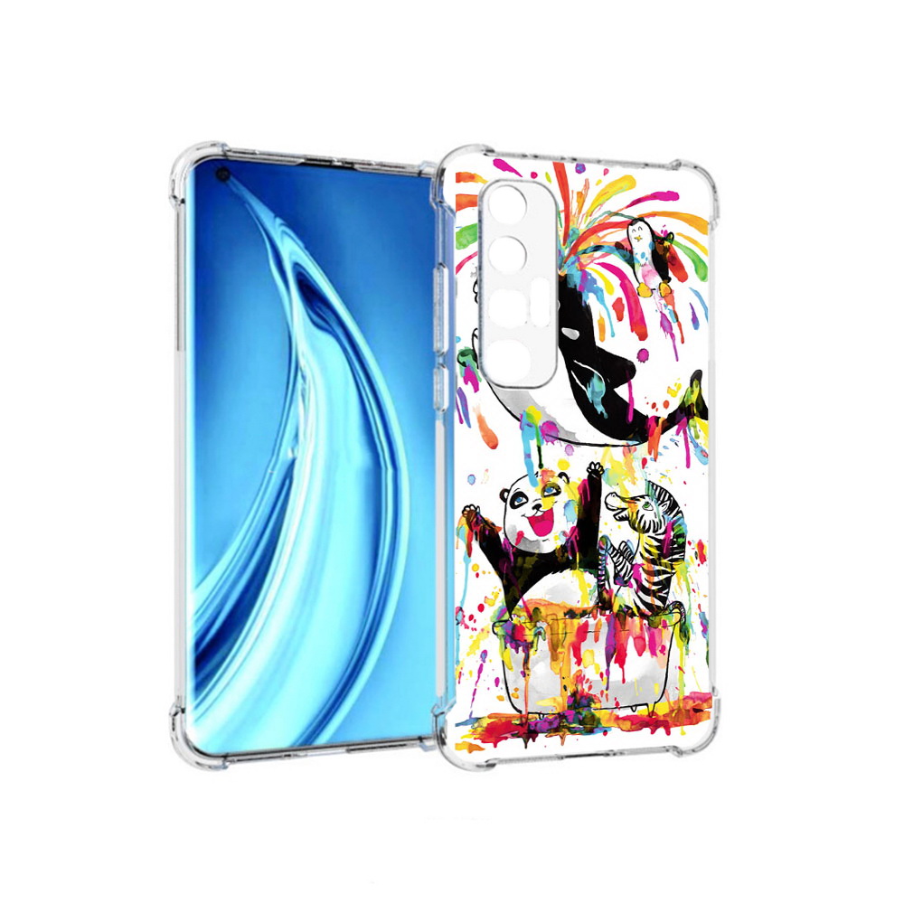 

Чехол MyPads Tocco для Xiaomi Mi 10S Хиппи кит (PT226949.296.191), Прозрачный, Tocco