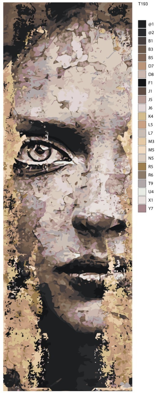 

Картина по номерам BRUSHES-PAINTS Т193, Окаменелая девушка