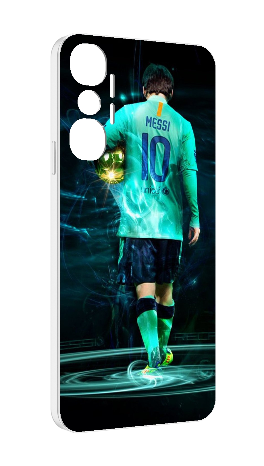 

Чехол MyPads Месси мужской для Infinix Hot 20 4G, Прозрачный, Tocco