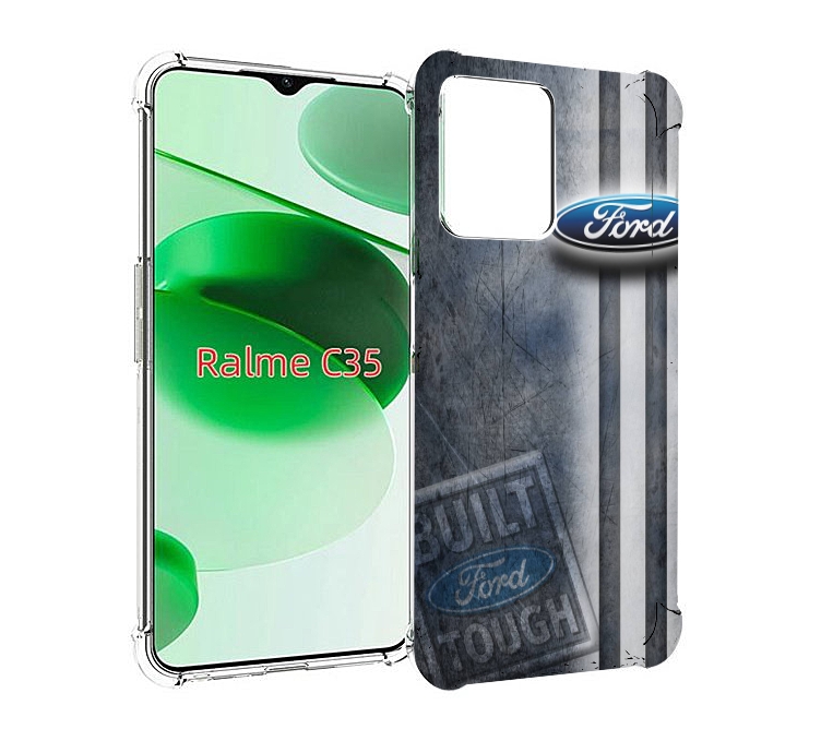 

Чехол MyPads ford 2 для Realme C35 / Narzo 50A Prime, Прозрачный, Tocco