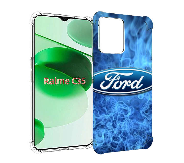 

Чехол MyPads ford-22 м для Realme C35 / Narzo 50A Prime, Прозрачный, Tocco