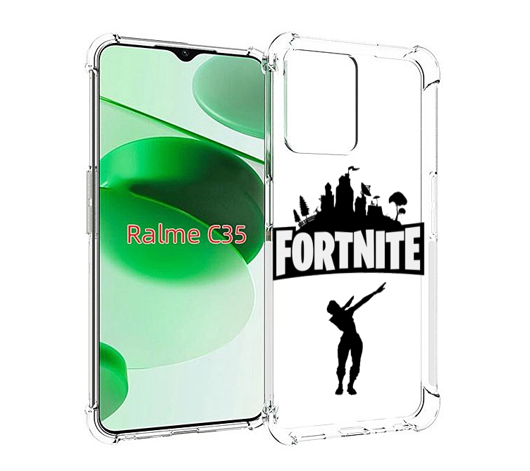 

Чехол MyPads fortnite-2 для Realme C35 / Narzo 50A Prime, Прозрачный, Tocco