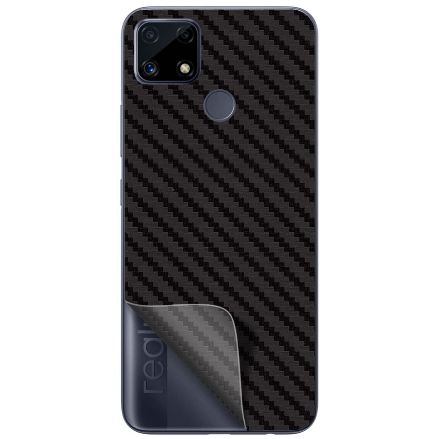 

Пленка защитная гидрогелевая Krutoff для Realme C25s задняя сторона (карбон черный)