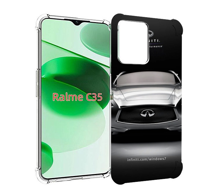 

Чехол MyPads infiniti-1 для Realme C35 / Narzo 50A Prime, Прозрачный, Tocco