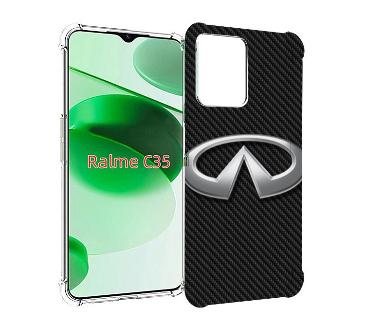 

Чехол MyPads infiniti-2 мужской для Realme C35 / Narzo 50A Prime, Прозрачный, Tocco