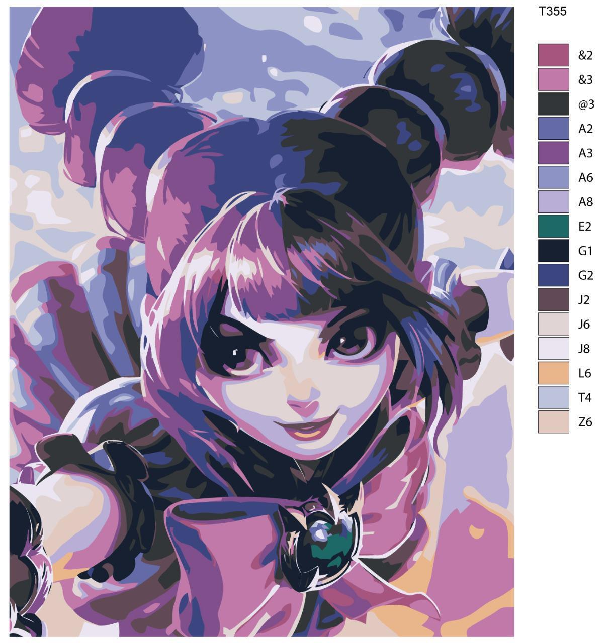 

Картина по номерам BRUSHES-PAINTS Т355, Mobile Legends: Лилия