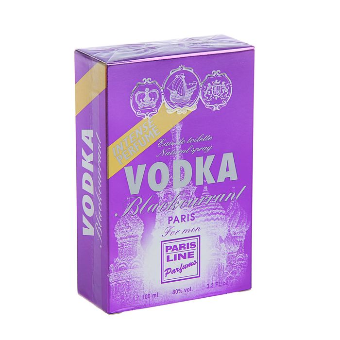 Туалетная вода мужская Vodka Blackcurrant Intense PerfumeD, 100 мл