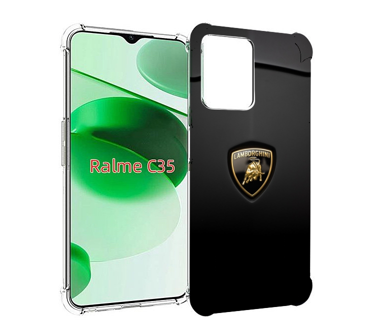 

Чехол MyPads lamborghini 3 для Realme C35 / Narzo 50A Prime, Прозрачный, Tocco